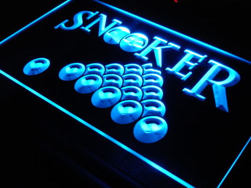 Snooker Pool Room Bar Beer LED Neon Sign